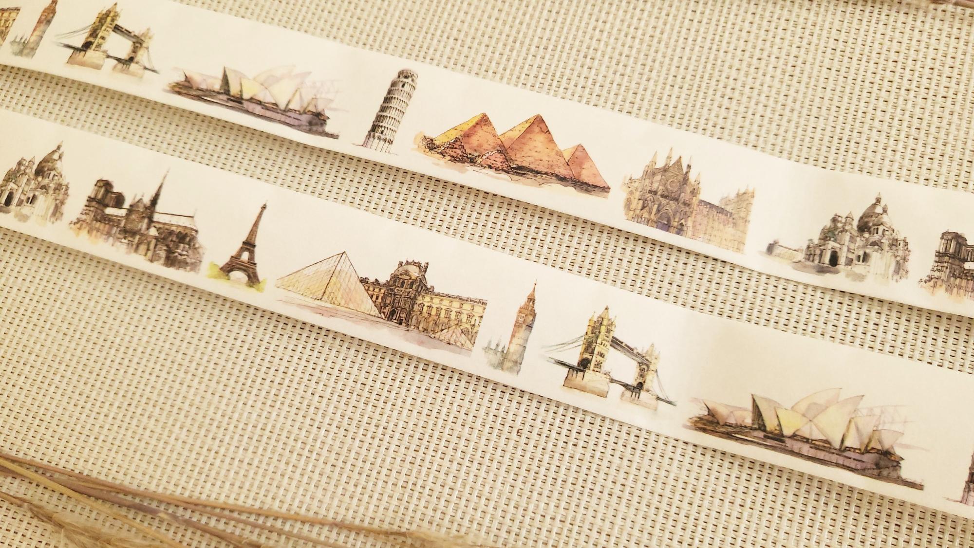Design Washi Tape Tourist Attractions